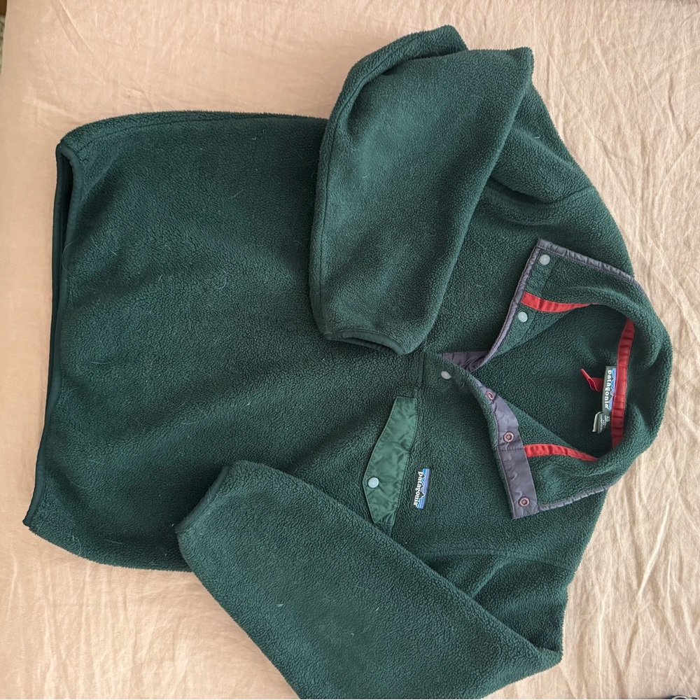 Vintage Patagonia Green Fleece Pullover